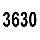 3630