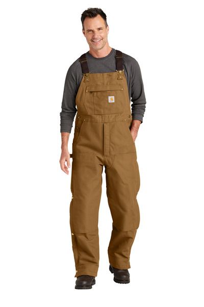 Carhartt Firm Duck Insulated Bib Overalls CT106672