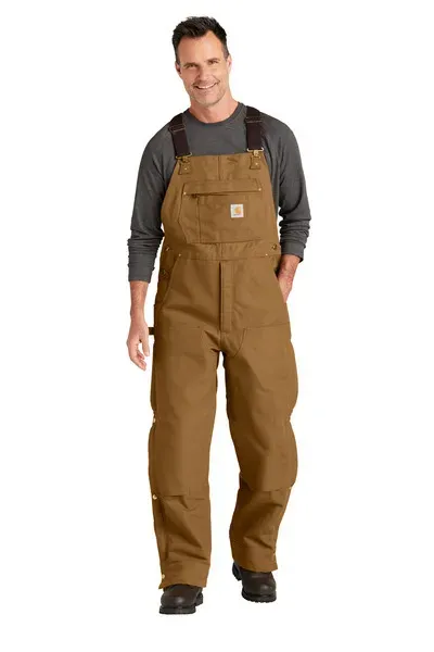 Carhartt Short Firm Duck Insulated Bib Overalls CTS106672