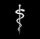 Rod of Asclepius - White [+$5.00]