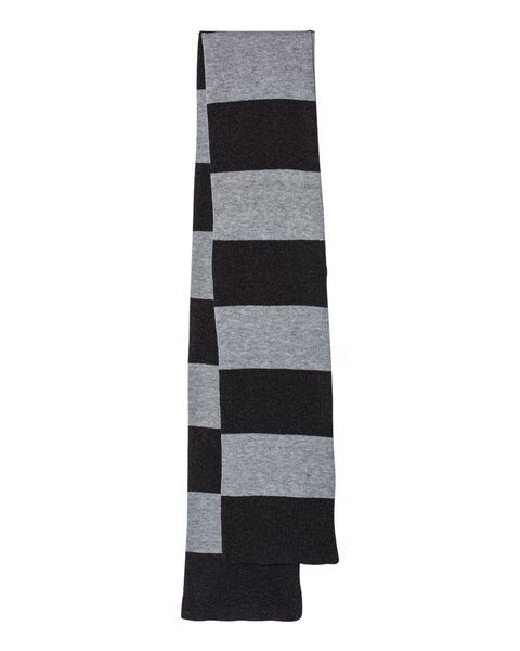 Rugby-Striped Knit Scarf - SP02
